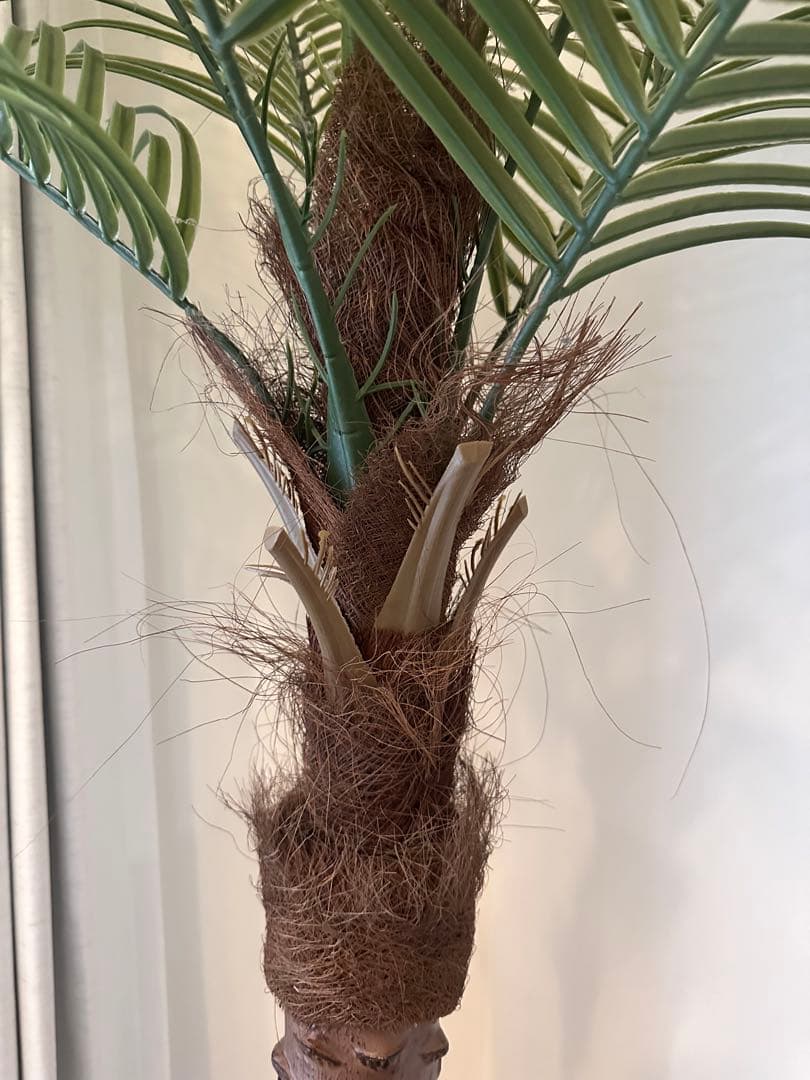 人工観葉植物 約170cm 緑 白鉢 ヤシの木 フェニックス 南国 リゾート