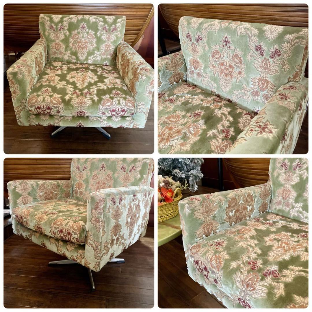 n3137r118 豪華な金華山柄 ラウンジチェア 2脚セット