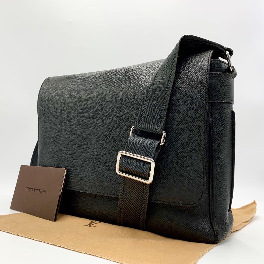 専用品ルイヴィトン ロマン タイガ ショルダーバッグ ブラック 斜め掛け 黒