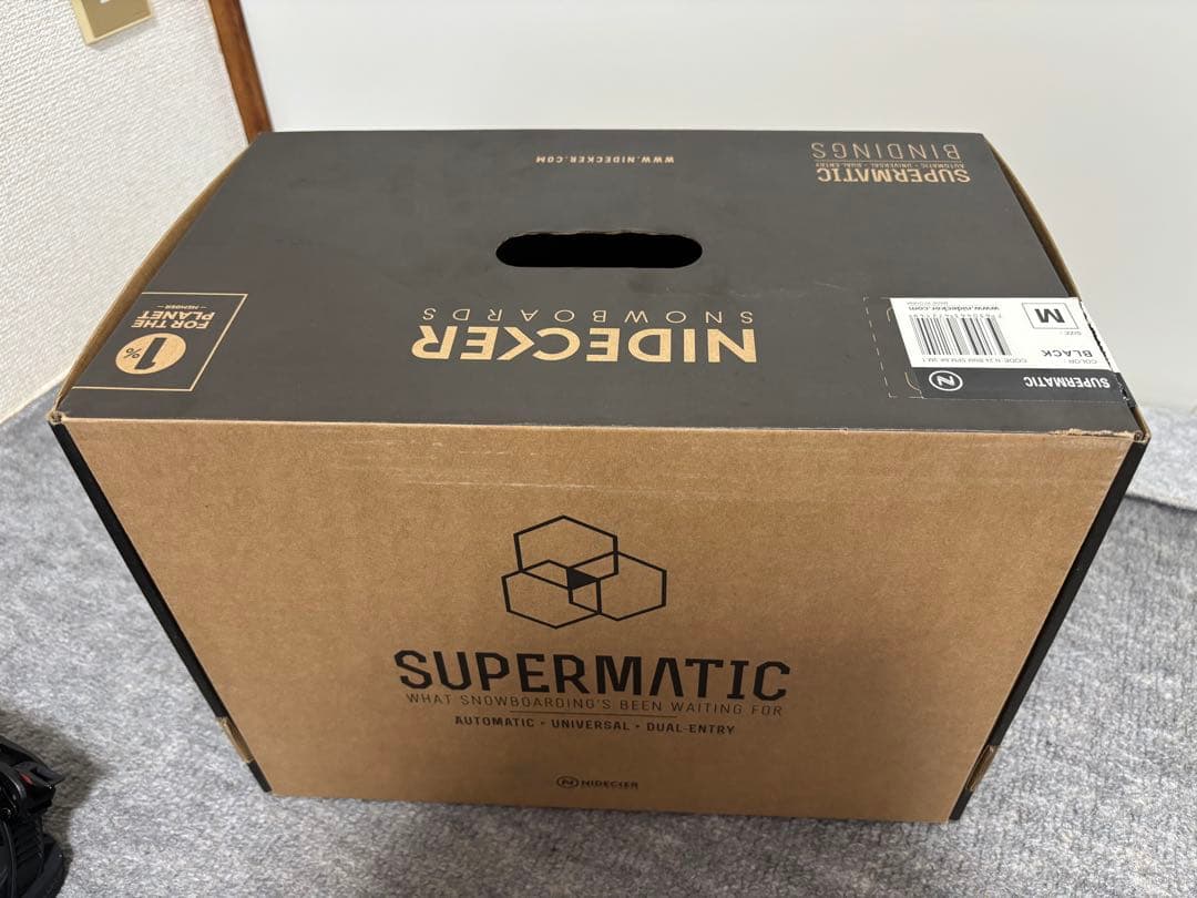 Nidecker supermatic ビンディング ブラック　M