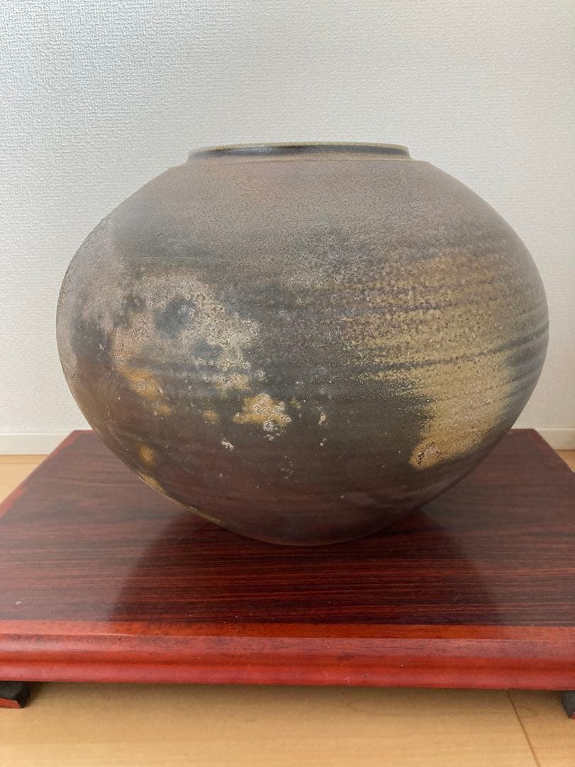 備前焼　壺　直径33センチ