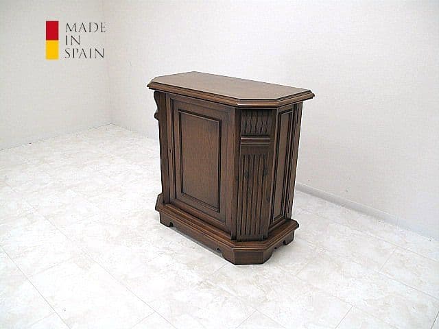 スペイン製 オーク材バーカウンター 「バーマジック」 　連動開閉扉　※鍵欠品