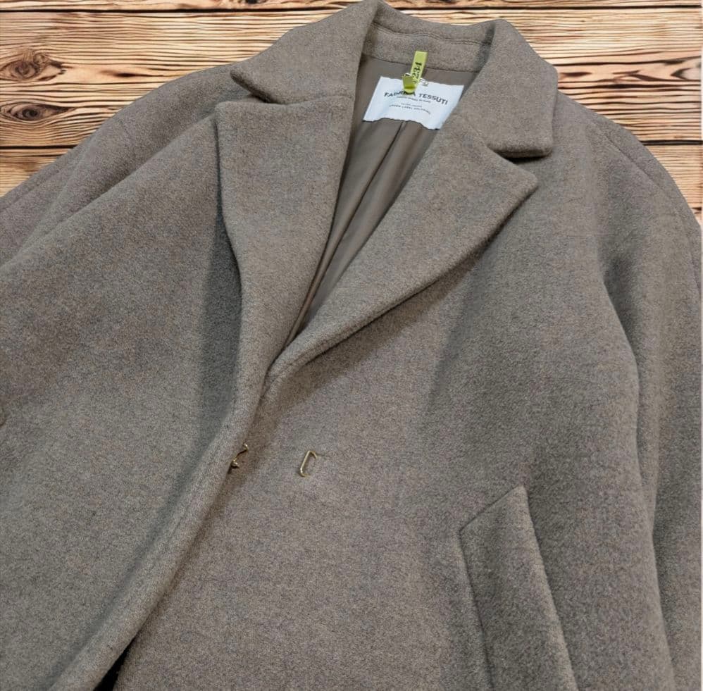 green label relaxing チェスターコート ロングコート ウール