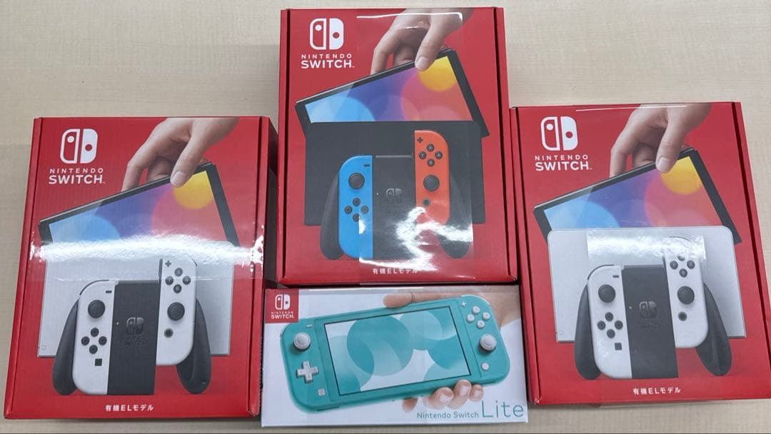 新品未使用Nintendo Switch有機ELモデル3台+Switchライト