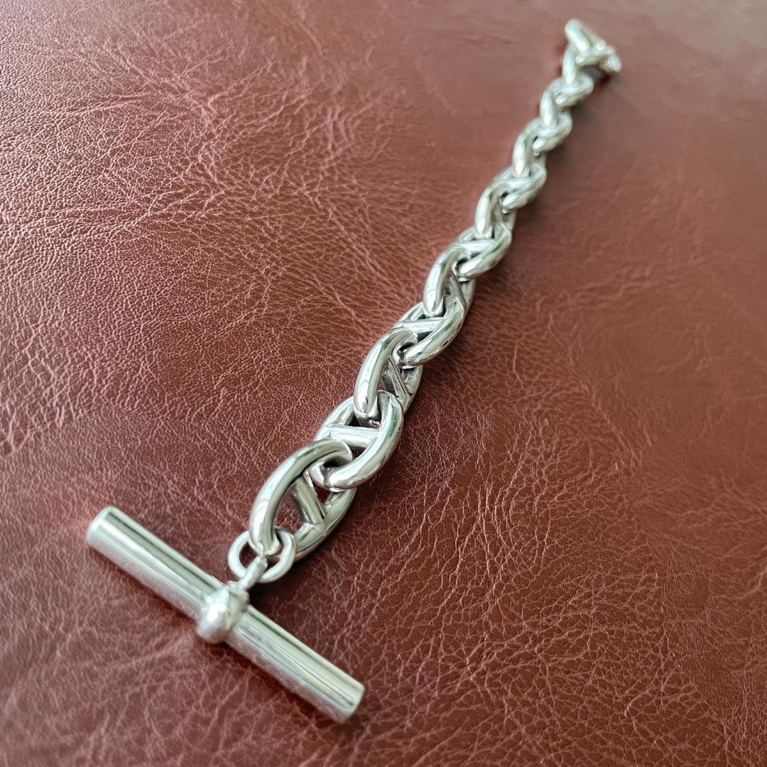 メンズ ブレスレット シルバー925 アンカーチェーン シェーヌダンクルデザイン