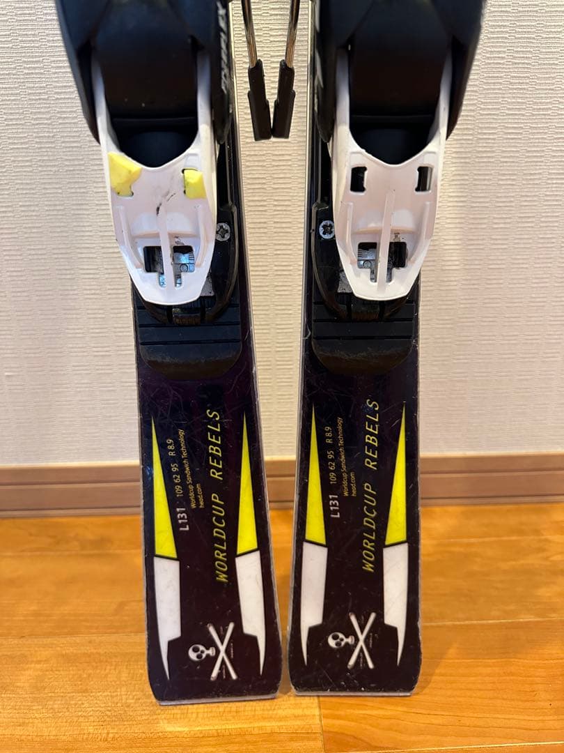 HEAD 131cm ジュニアスキー板セット