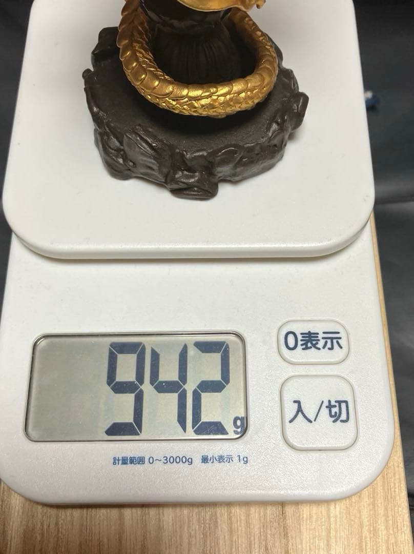 仏教美術　伝統工芸品　倶利伽羅大龍　不動明王　高岡銅器　共箱有　☆作者:須賀月芳