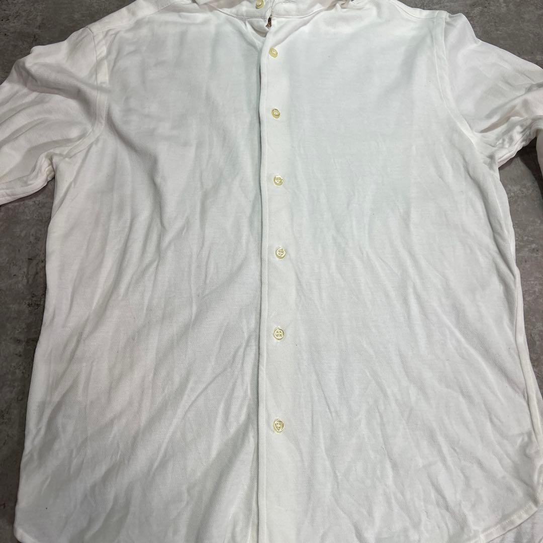 GUYROVER ギローバー カッタウェイ セミワイドカラー ホワイトイタリアL