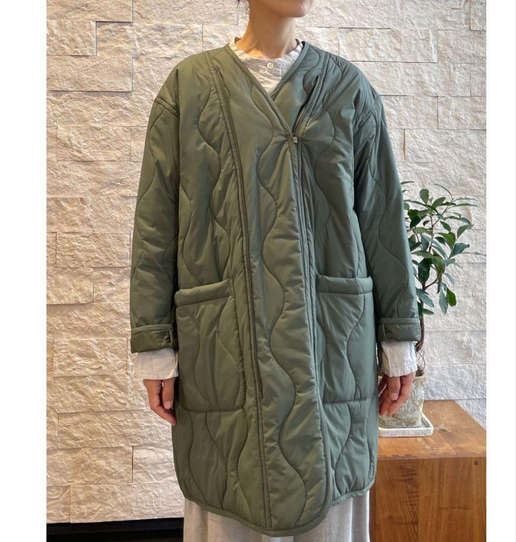 プランテーション3wayDESCENTEオリーブグリーン ロングコート