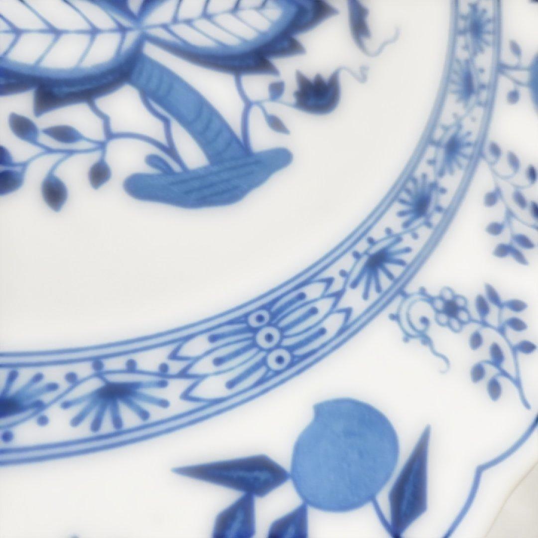 フッチェンロイター ブルーオニオン 大皿 ディナープレート 6客 美品