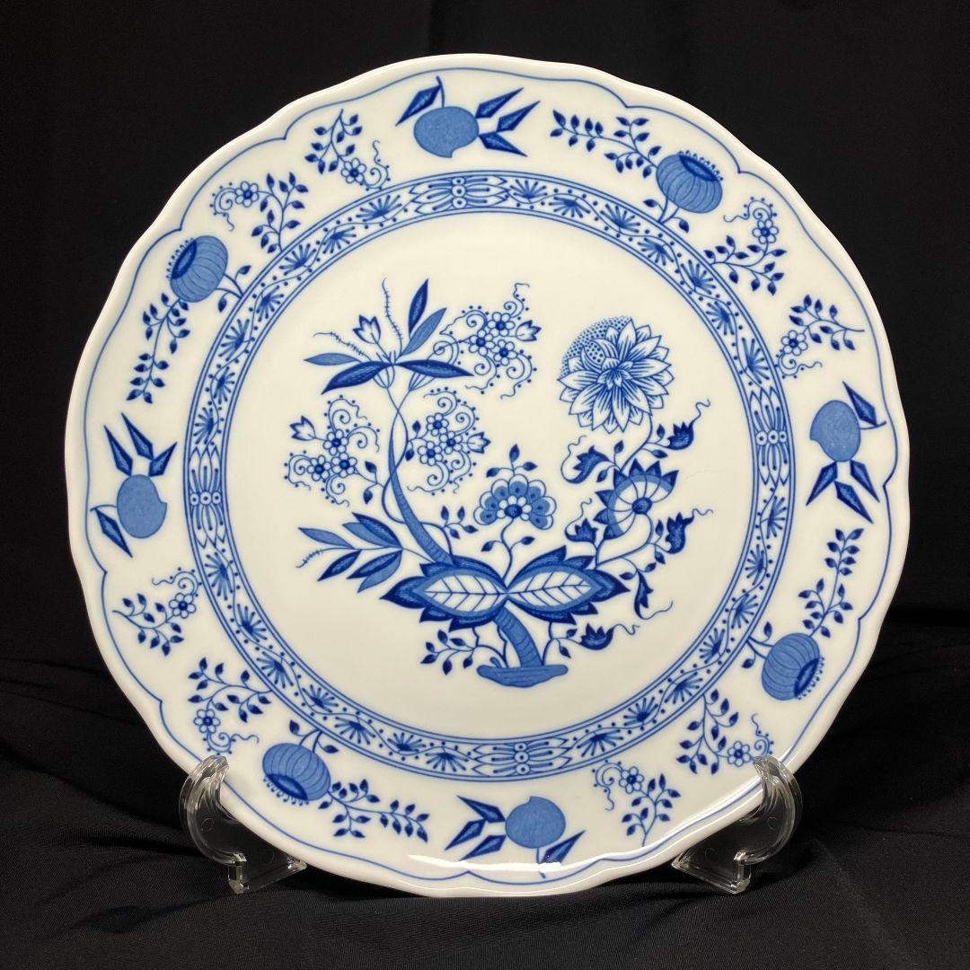 フッチェンロイター ブルーオニオン 大皿 ディナープレート 6客 美品