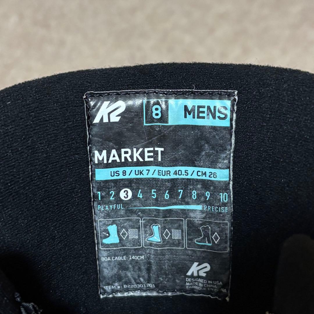 【特価】K2 MARKET スノーボードブーツ スノボ　26cm