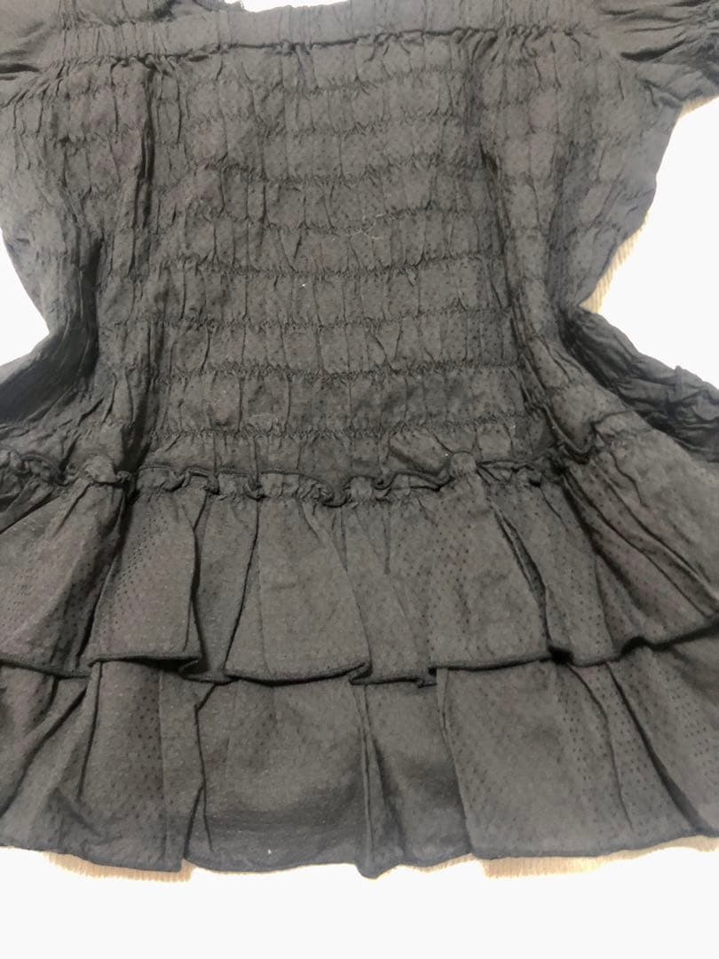 axe femmeビスチェ ブラウス　フリルトップス　y2kリズリサ姫系　リボン