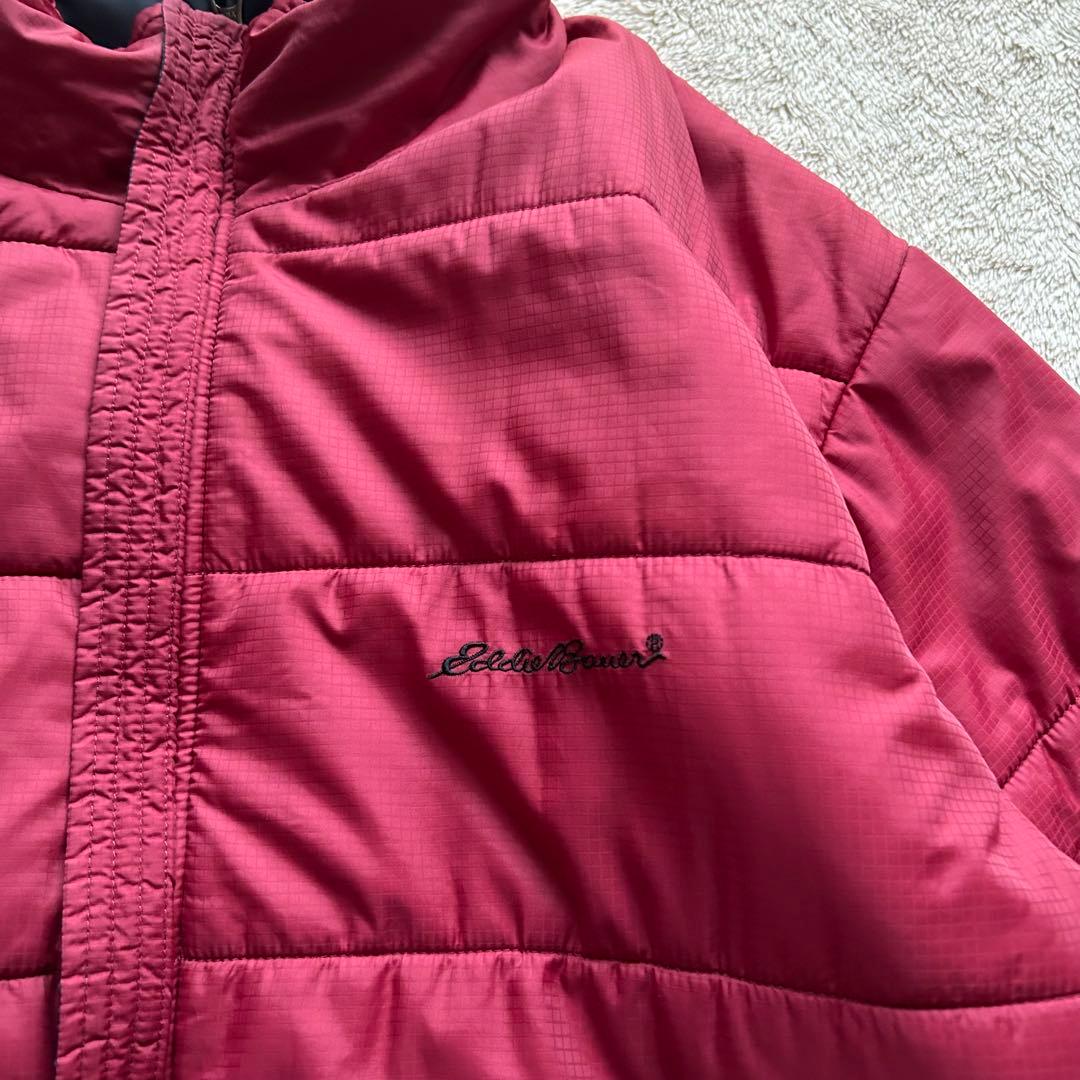 00s Eddie Bauer PRIMALOFT製中綿ジャケット リバーシブル