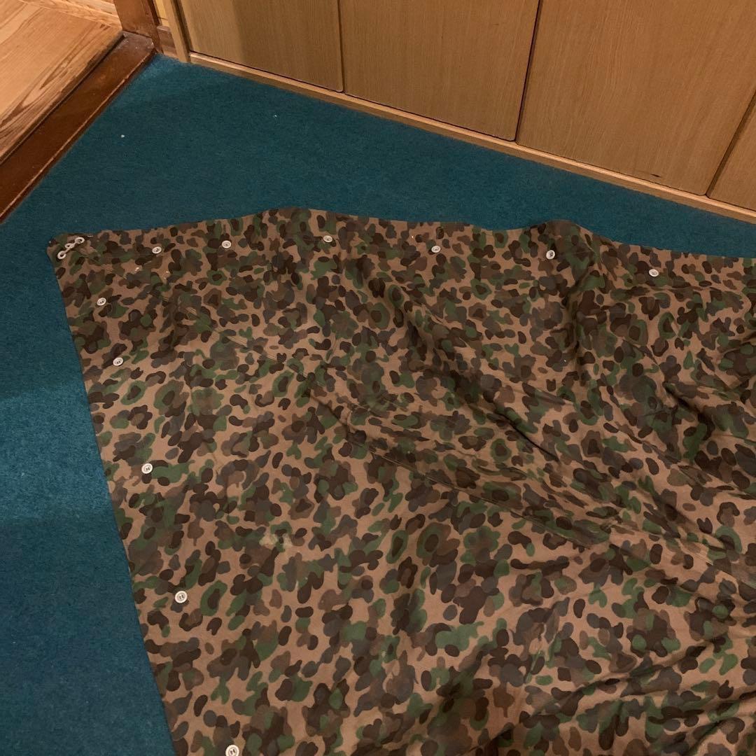 希少 オーストリア軍 ポンチョテント リバーシブル 3枚セット