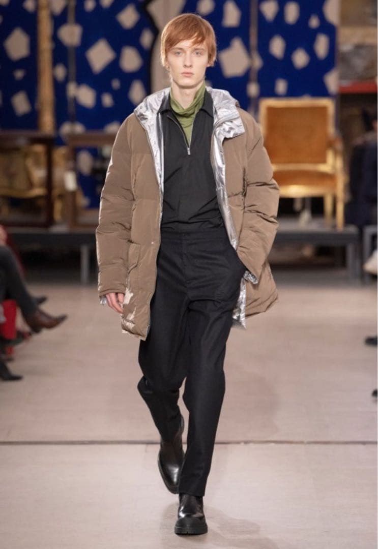 エルメス モカブラウン ダウンジャケット 48