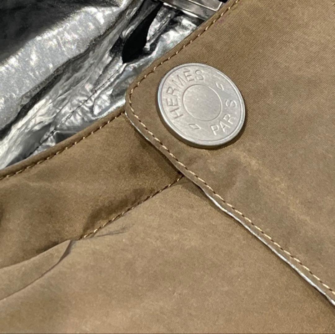 エルメス モカブラウン ダウンジャケット 48