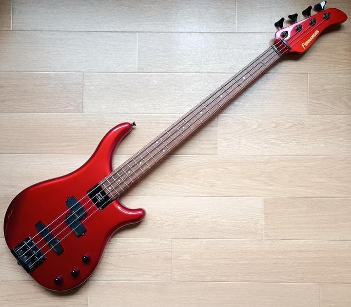 ガールワンオーナー FERNANDES FRB-45 キャンディーアップルレッド