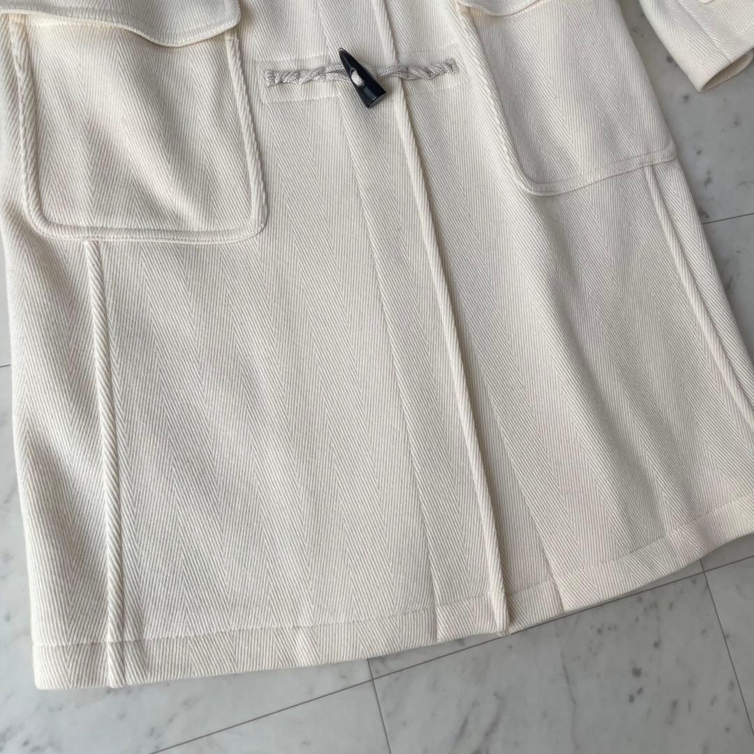美品✨23区 ヘリンボーン ダッフルコート 定価8万 クリーニング済 サイズ40