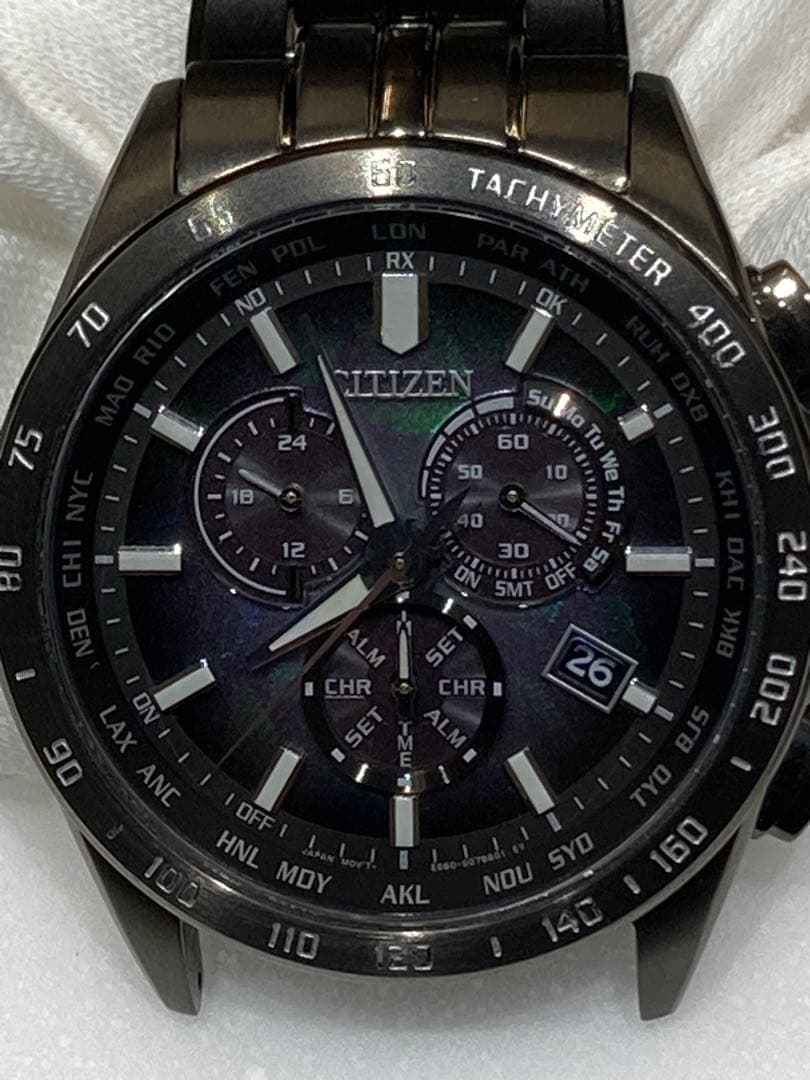 3-2301 CITIZEN ソーラー腕時計　E660-A18SR04