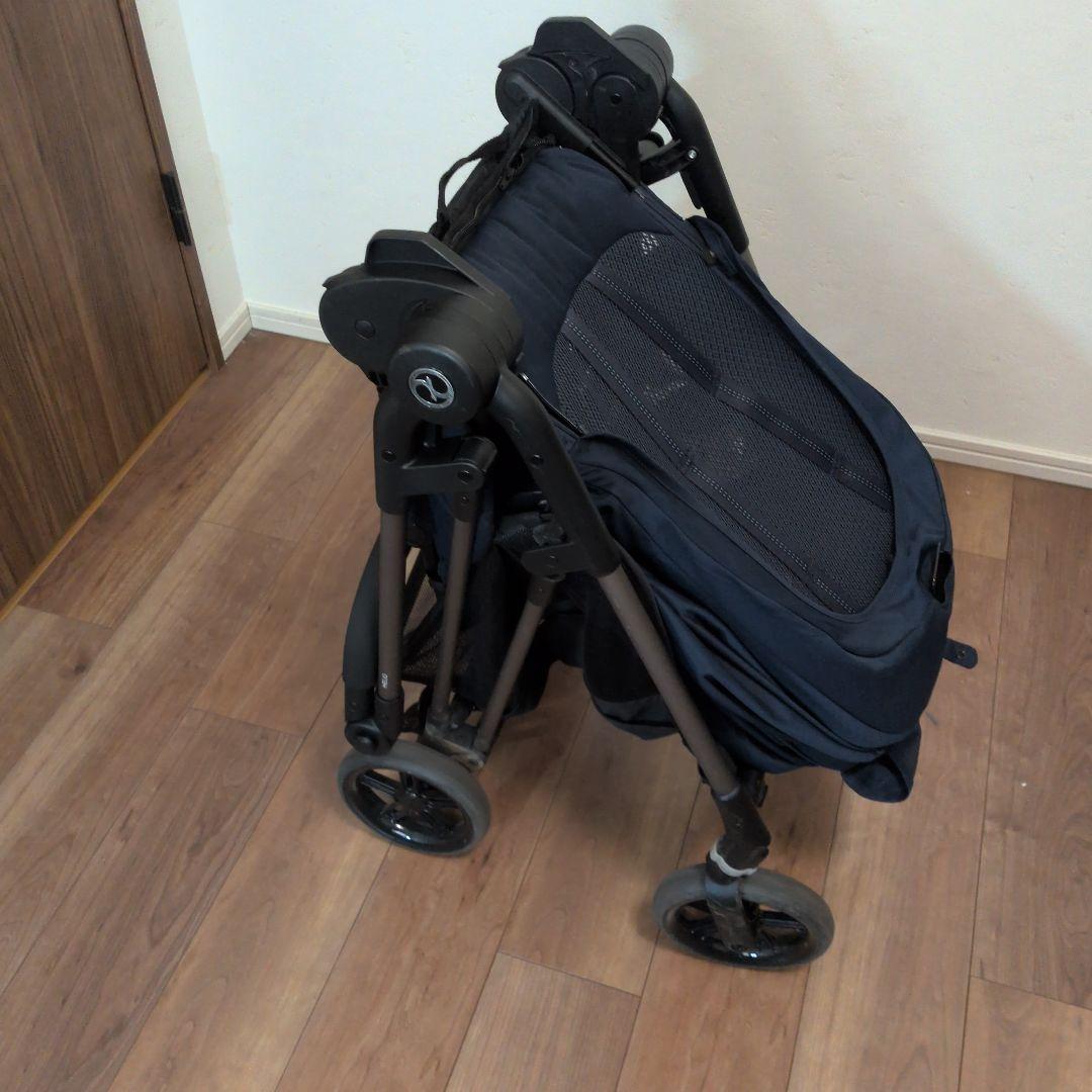 サイベックス　メリオ　折りたたみ式ベビーカー ネイビーブルー