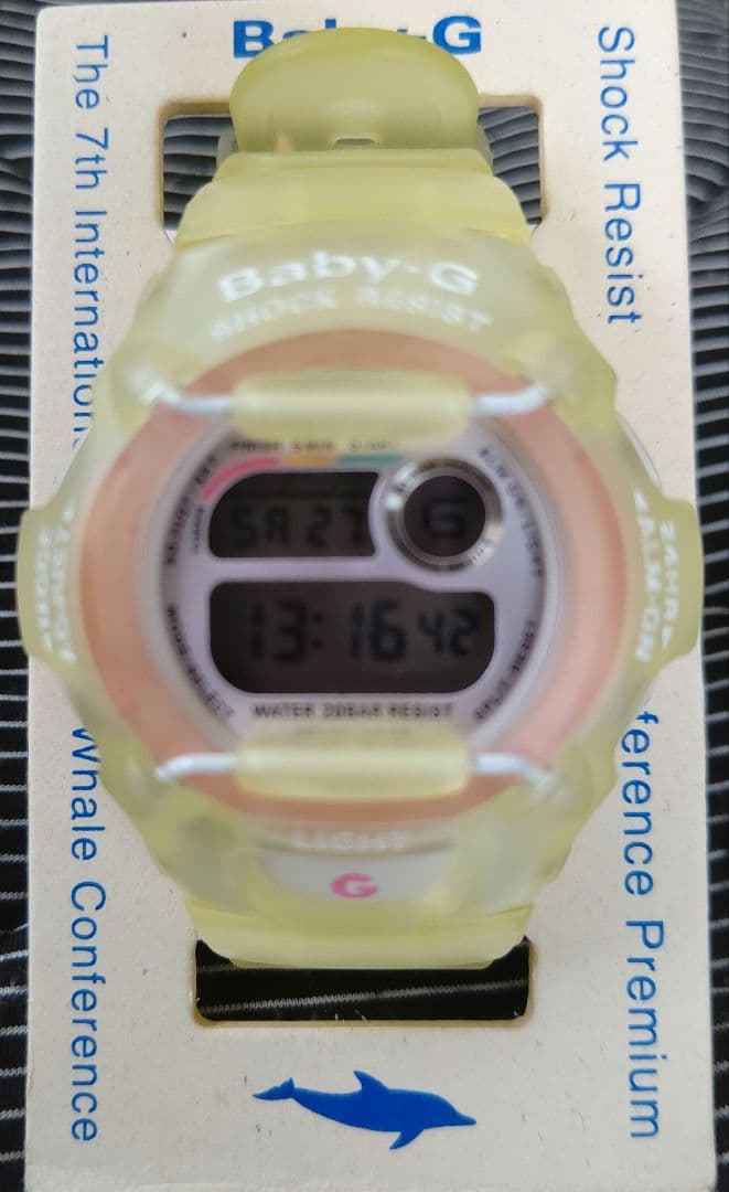 値下げ超希少babyG 1998第7回国際イルカクジラ会議 BG-370-4AT