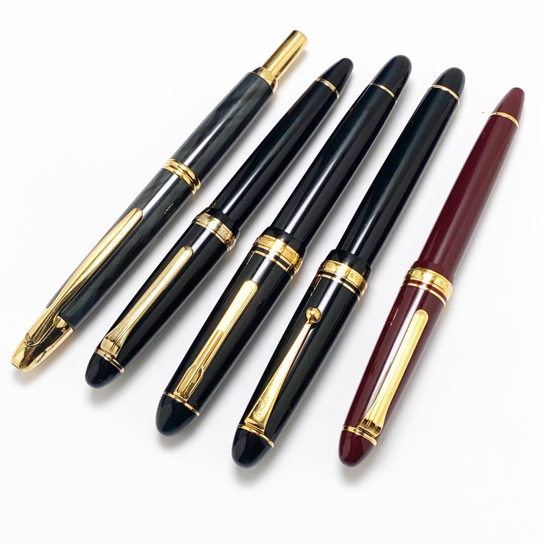 セーラー パイロット プラチナ 万年筆 14K 18K 5本セット