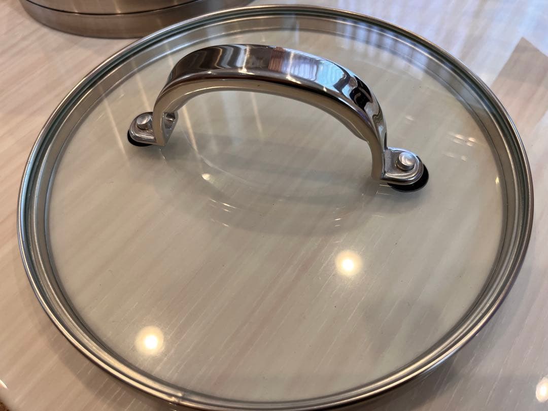 お正月セール❤️マイヤー　ステンレス片手鍋 約20cm 蓋付き