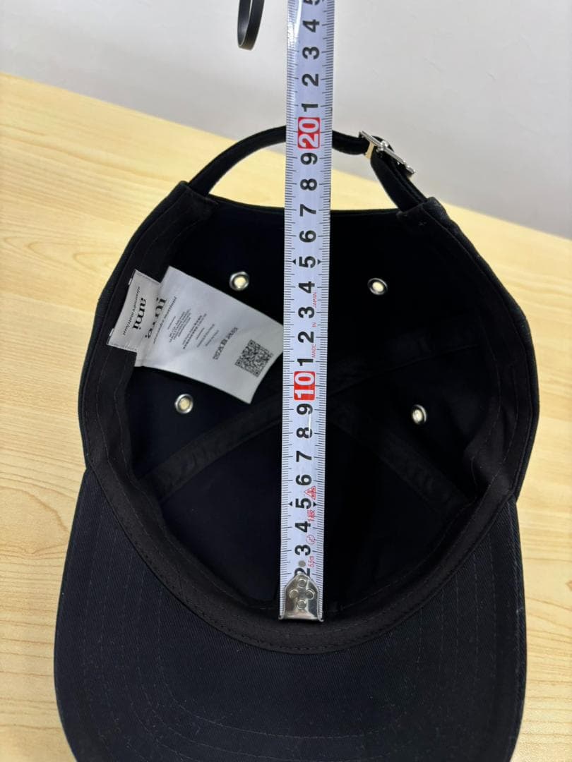 美品 AMI PARIS キャップ ブラック Free ハート刺繍