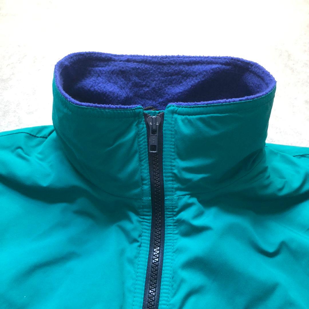 90sL.L.BeanウォームアップジャケットフリースナイロンジャケットUSA製