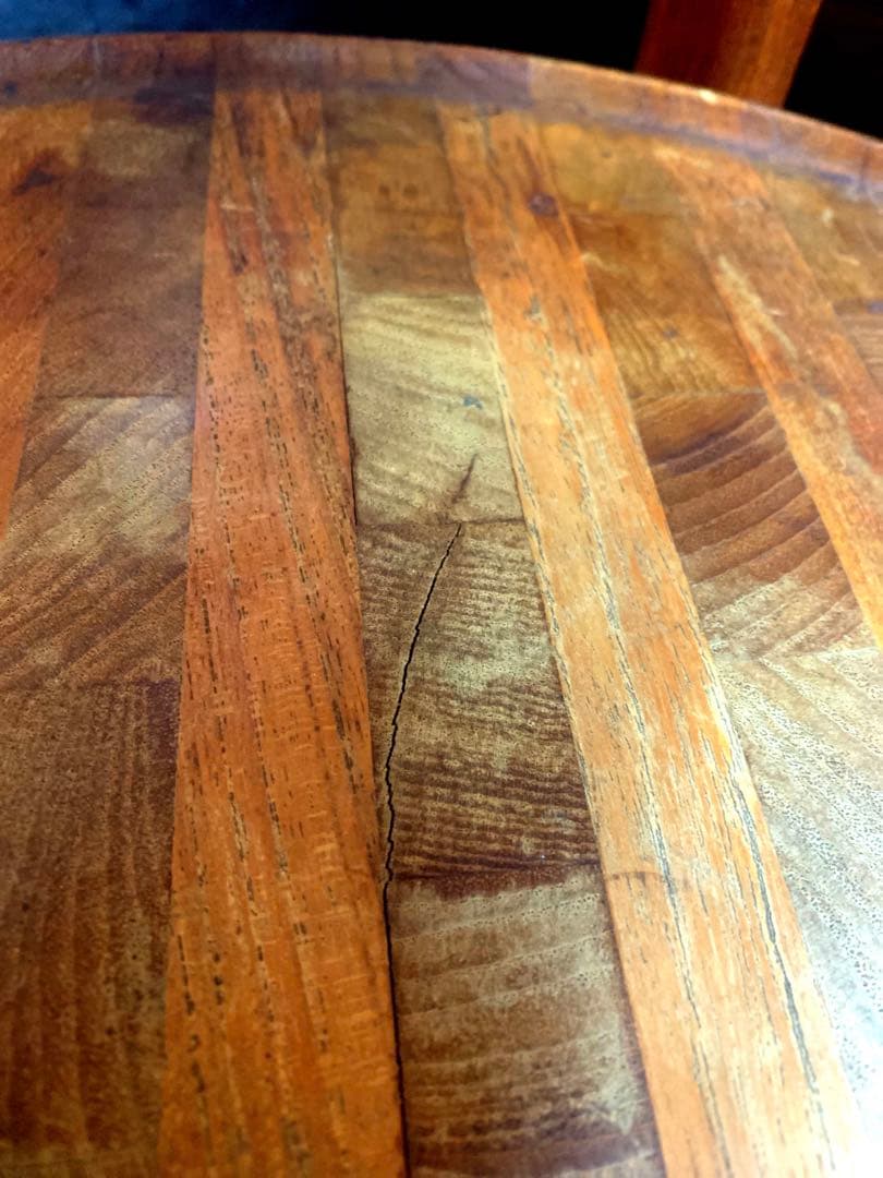 ヴィンテージ　ラウンドテーブルワゴン