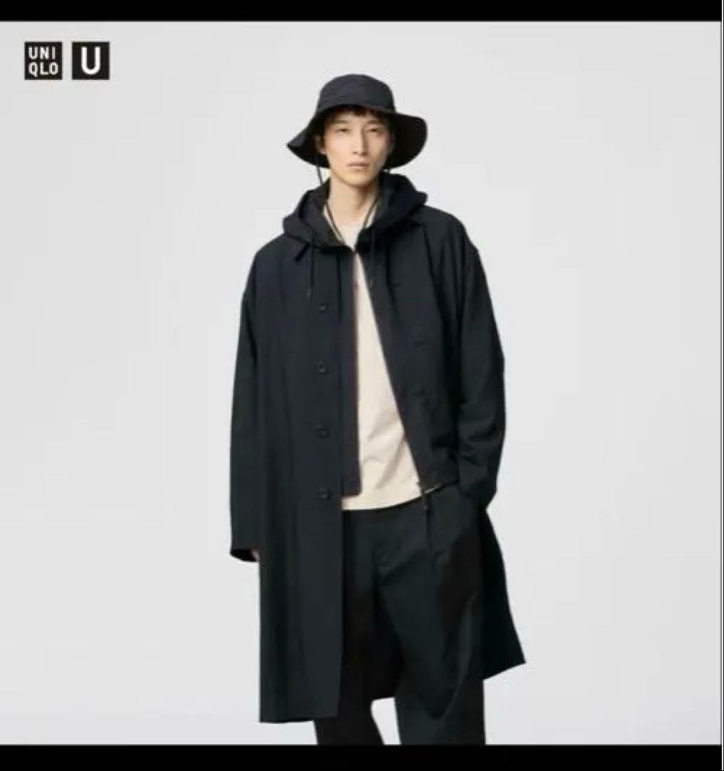 新品完売レア25SS 早い者勝ち ユニクロU オーバーサイズステンカラーコート