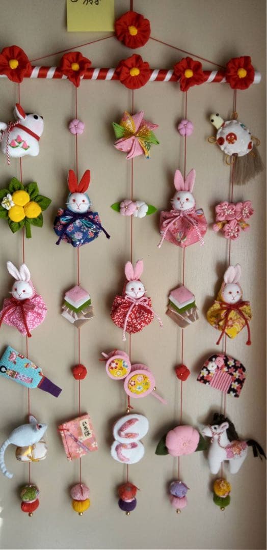 ひな祭り用つるし雛(2026-9うさぎ)
