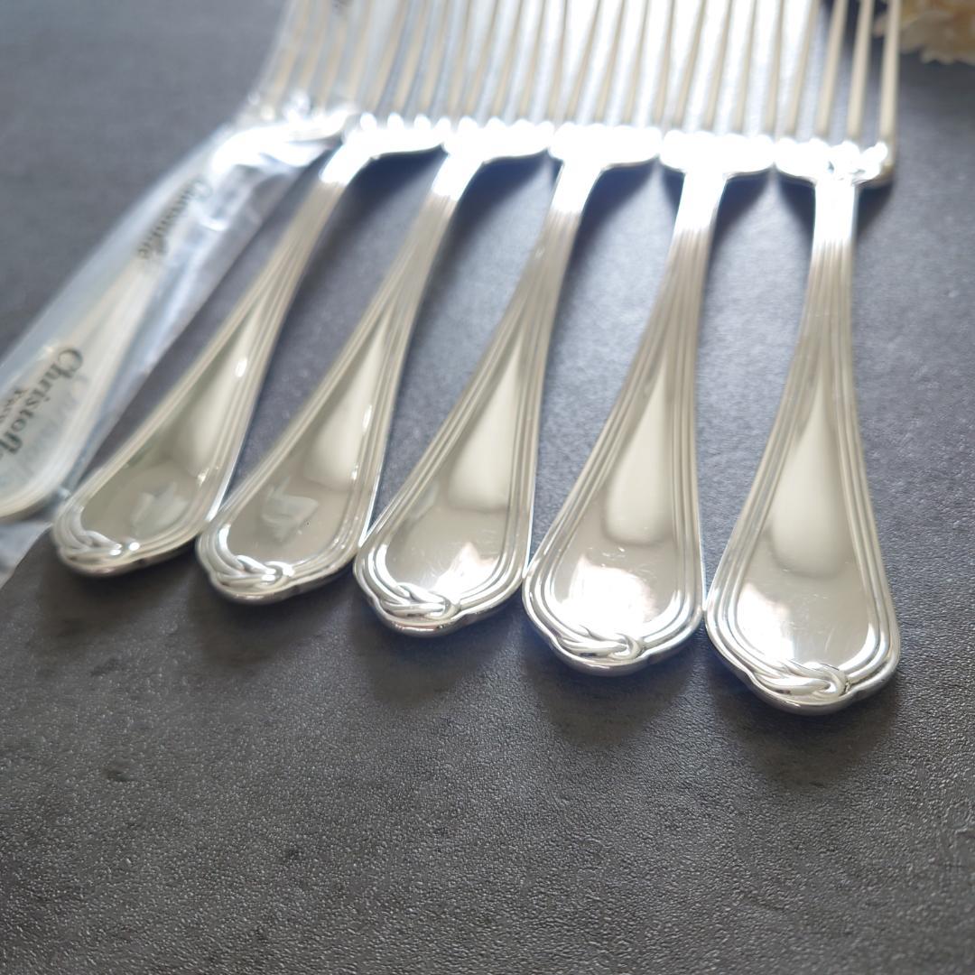 希少 美品 クリストフル オセアナ テーブルフォーク 未開封含む 6点