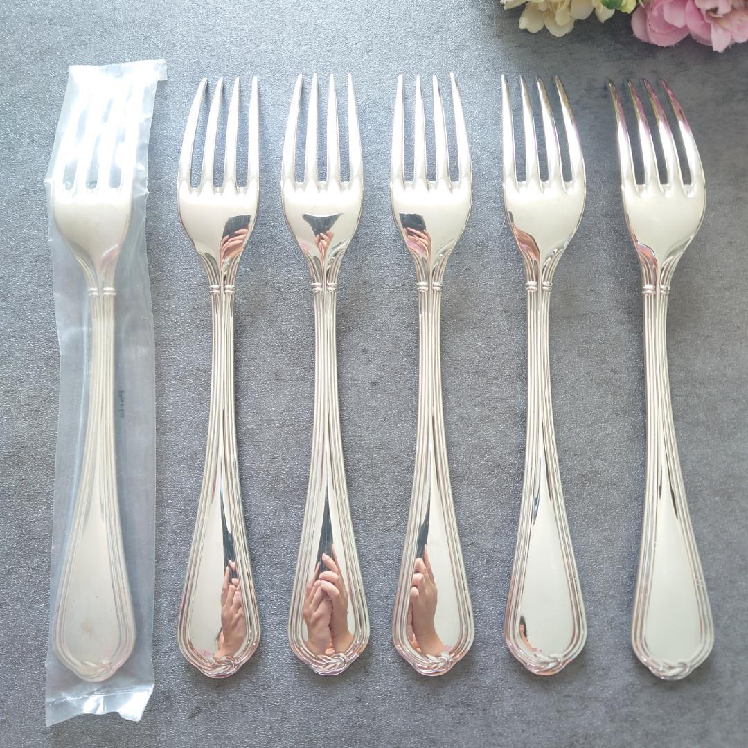 希少 美品 クリストフル オセアナ テーブルフォーク 未開封含む 6点