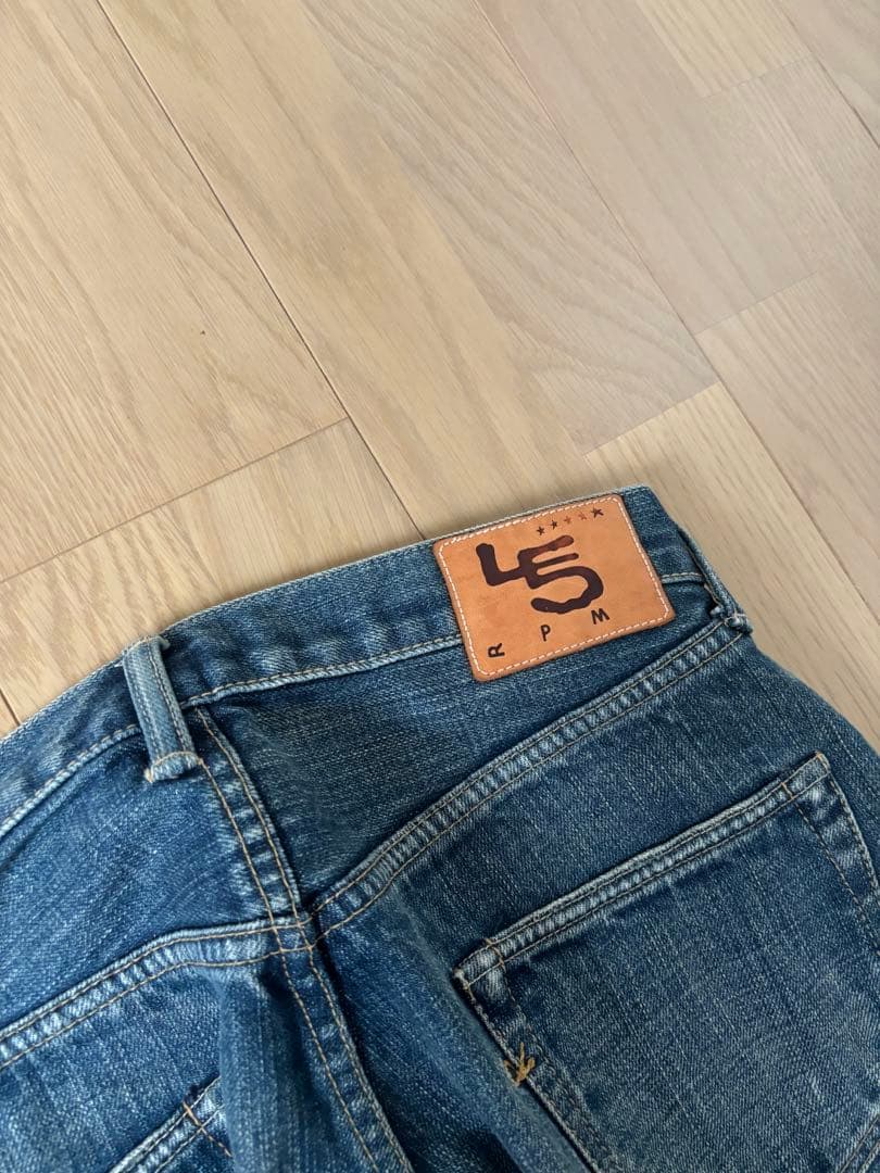 45R 再び6.5の空比古比女　デニムパンツ