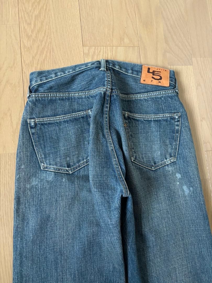 45R 再び6.5の空比古比女　デニムパンツ