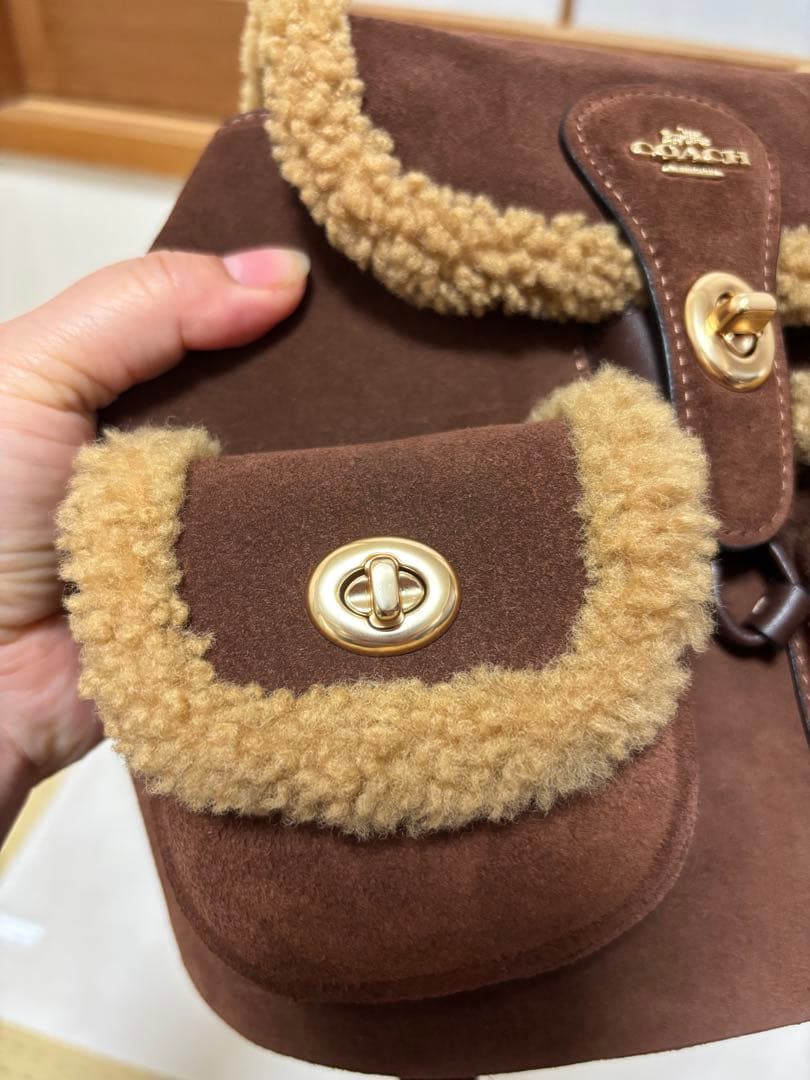 COACH ハドリー バックパック ヴィンテージ ブラウン マルチ