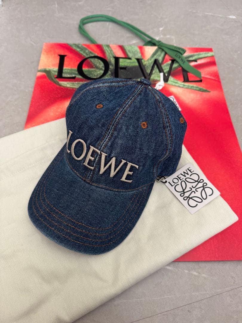 LOEWE デニム キャップ 新品