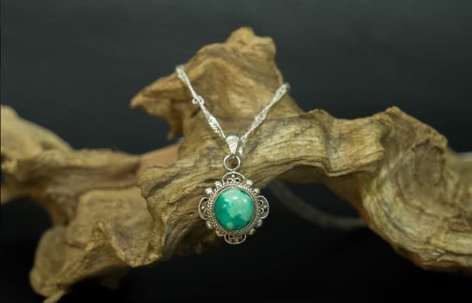 【値下げ】天然ターコイズ シルバー925 ネックレス インディアンジュエリー