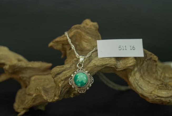 【値下げ】天然ターコイズ シルバー925 ネックレス インディアンジュエリー