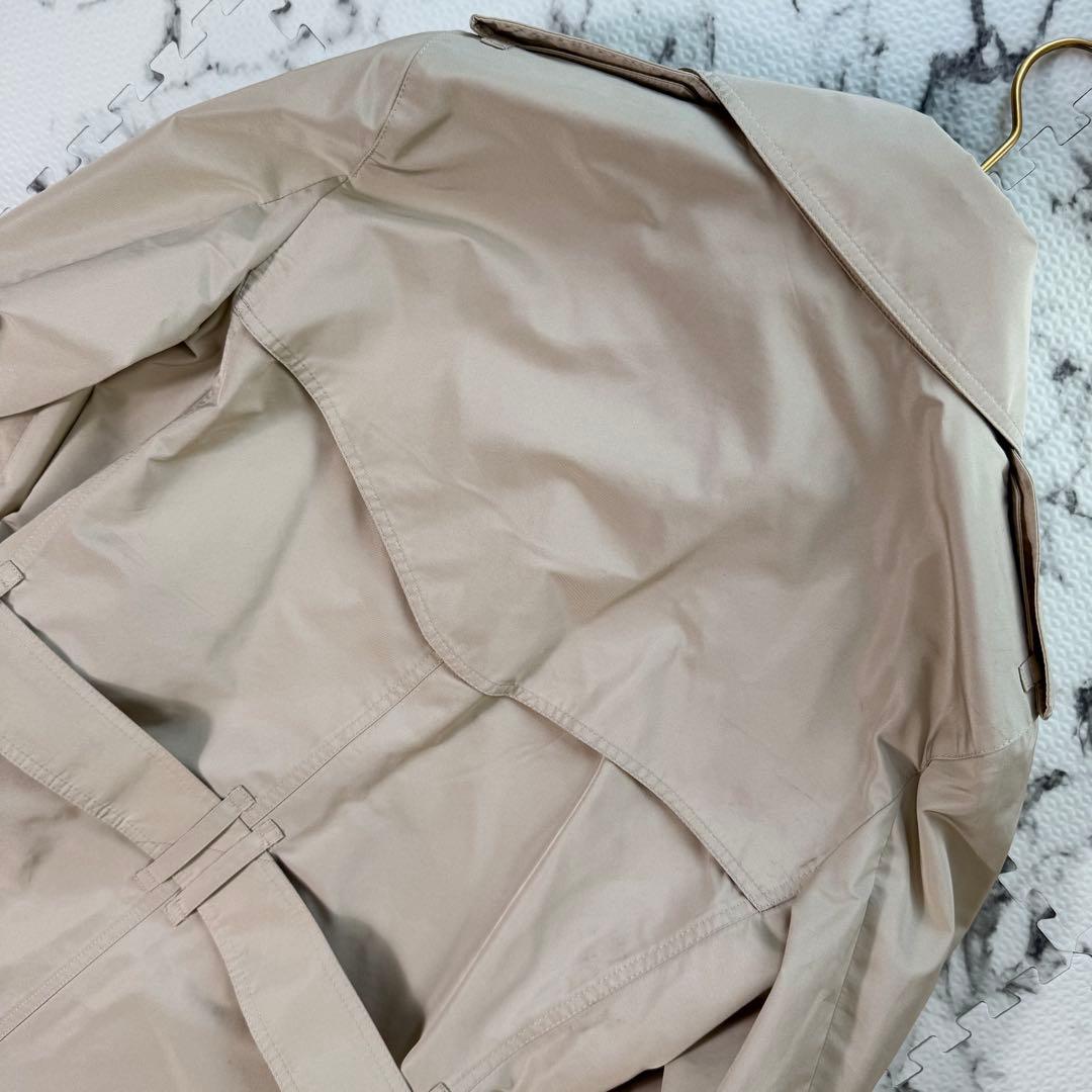 バーバリーロンドン　トレンチコート　ベルト付き　エポーレット　ライトベージュ