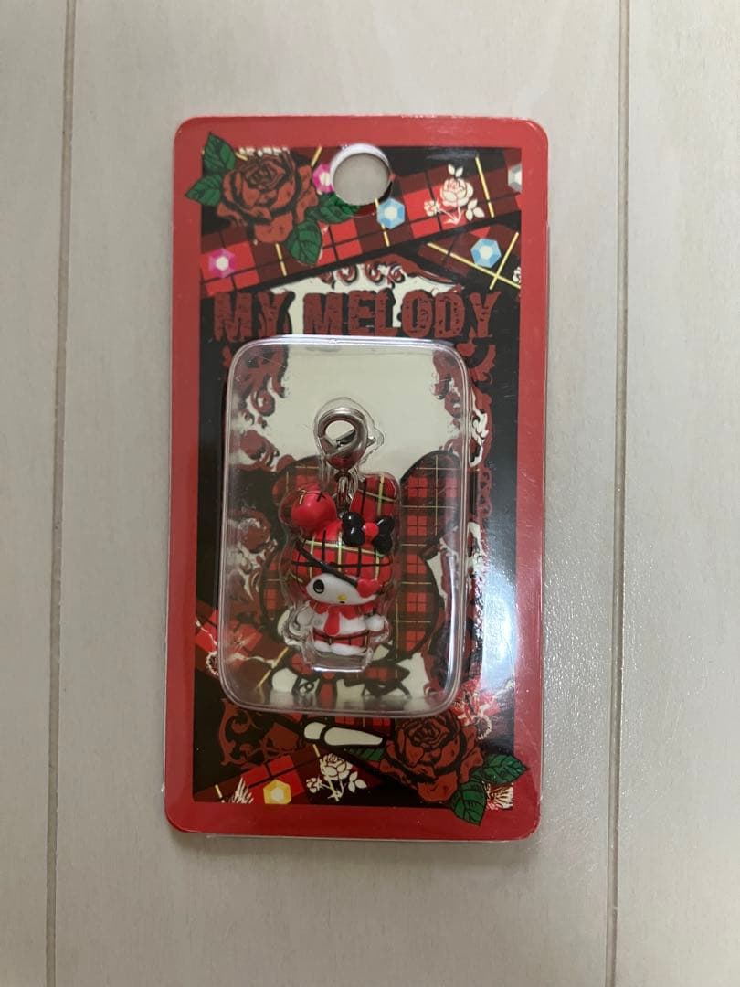 【匿名発送】レア　マイメロディ　パンク ファスナーマスコット キーホルダー