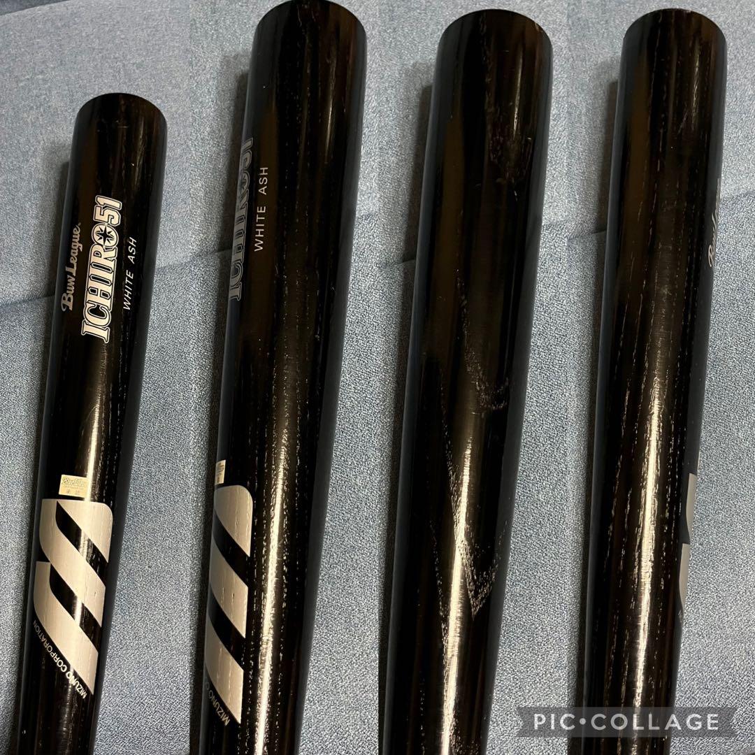ビューリーグ　イチローモデル　旧ロゴ　Mマーク　木製バット