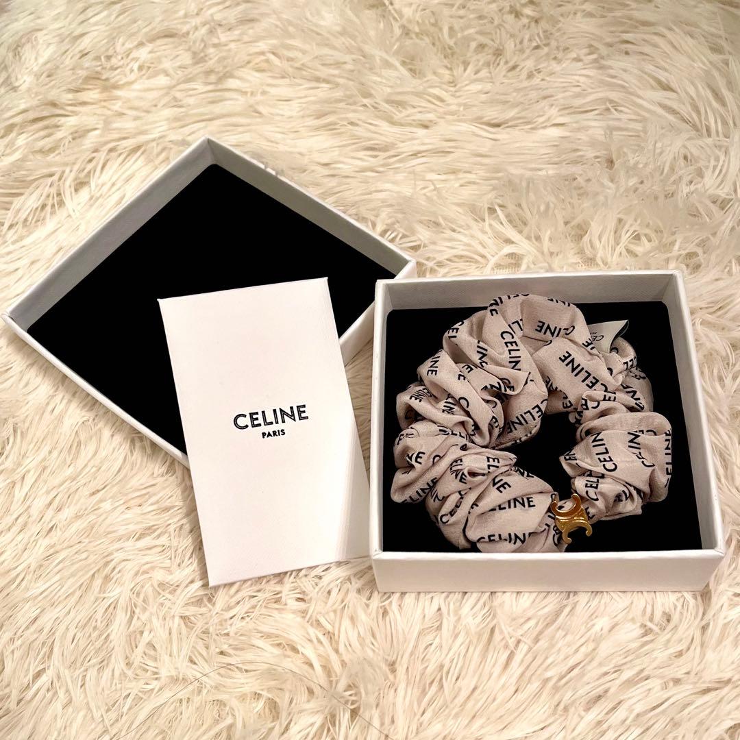 【ハムさん専用】CELINE レイユール シュシュ / シルク＆ゴールド