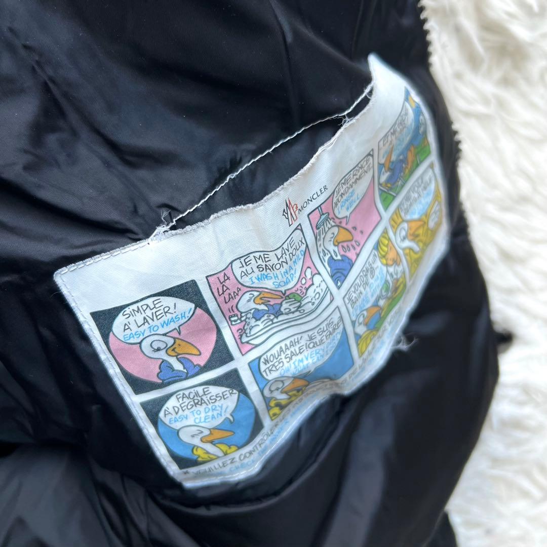 中古良品 モンクレール NESEA ネセア 1 QRコード鑑定済 ブラック 黒