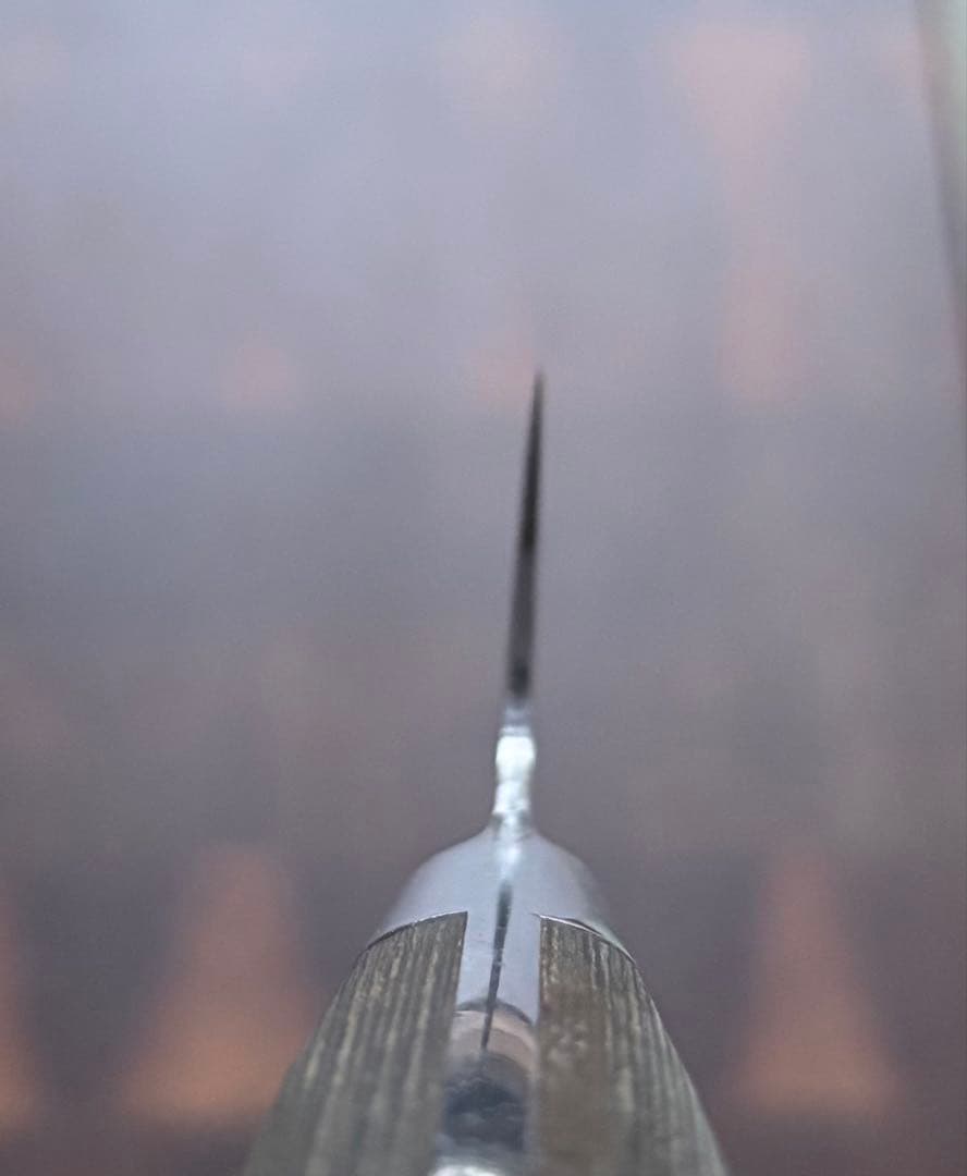 無垢　切付　牛刀　240mm 8寸包丁　全鋼　ステンレス　研ぎ済み　洋包丁