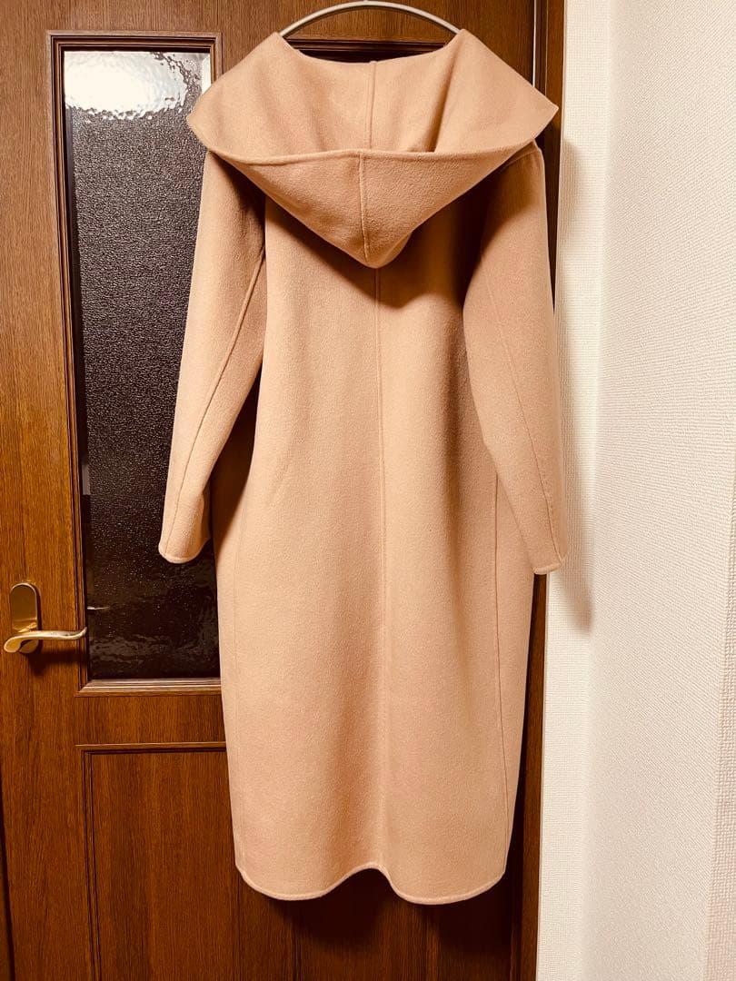 ⭐️今季試着のみ⭐️プラステ⭐️ウールブレンドリバーフーディーロングコート⭐️XS