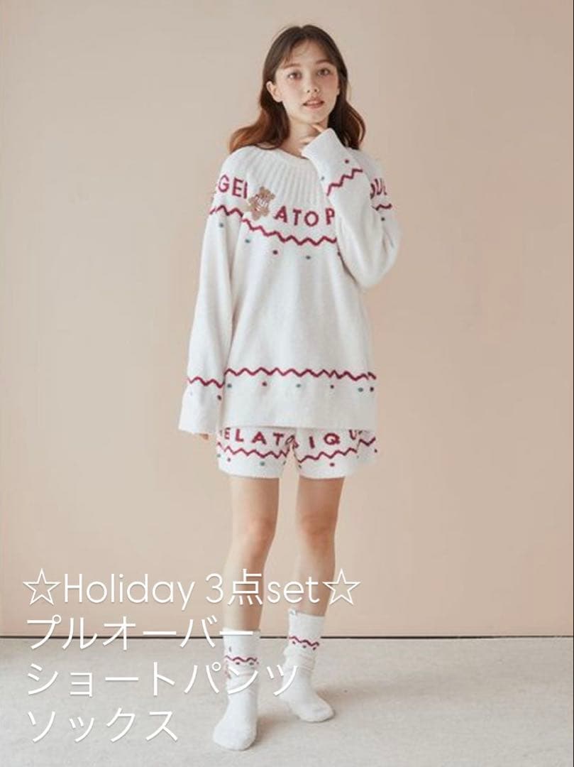 HOLIDAY3点setノルディックプルオーバー＆パンツ＆ソックス