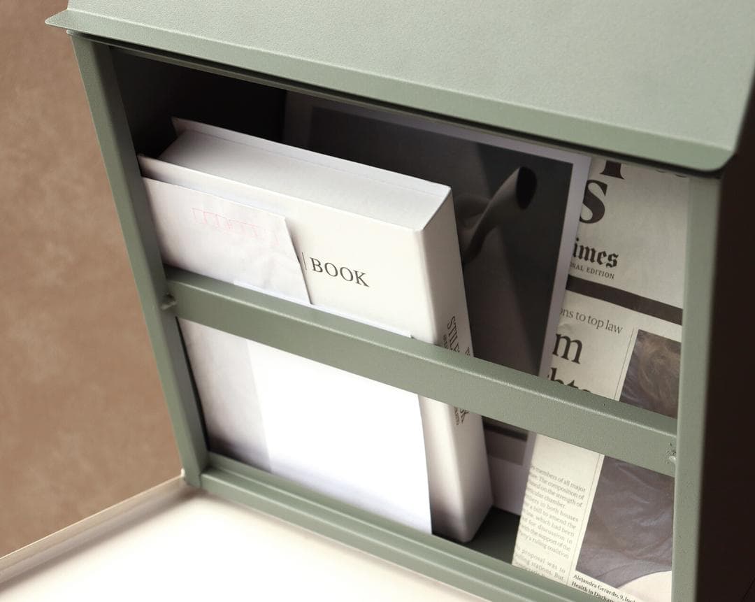 MJ PT FIO　スタンドポスト　郵便ポスト　グリーン